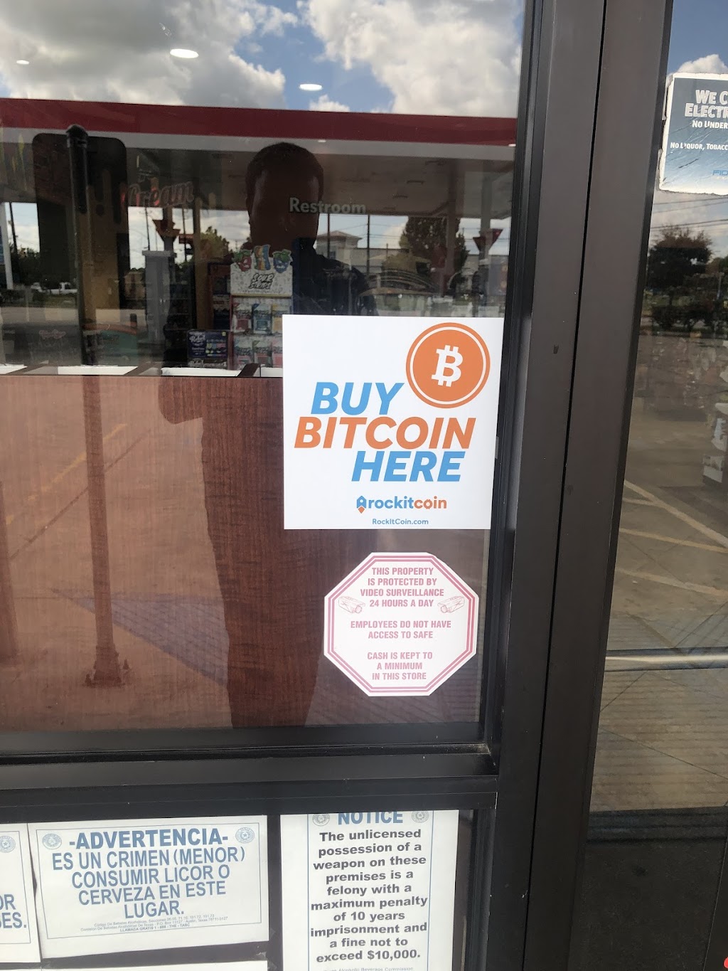 RockItCoin Bitcoin ATM | 4627 N Hwy 146, Baytown, TX 77520, USA | Phone: (888) 702-4826