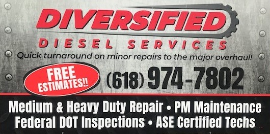 Diversified Diesel Services, LLC | 67 IL-160, Trenton, IL 62293, USA | Phone: (618) 974-7802