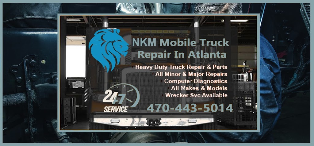 NKM MOBILE TRUCK REPAIR | 2006 Eastwood Village Dr, Stockbridge, GA 30281, USA | Phone: (470) 443-5014