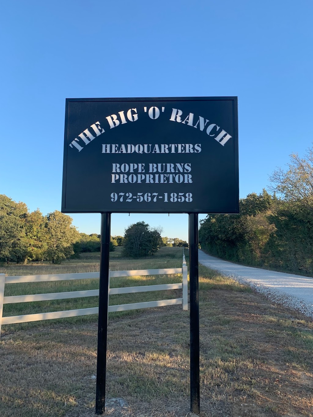 The Big O Ranch | 2065 Co Rd 155, Whitesboro, TX 76273, USA | Phone: (972) 567-1858