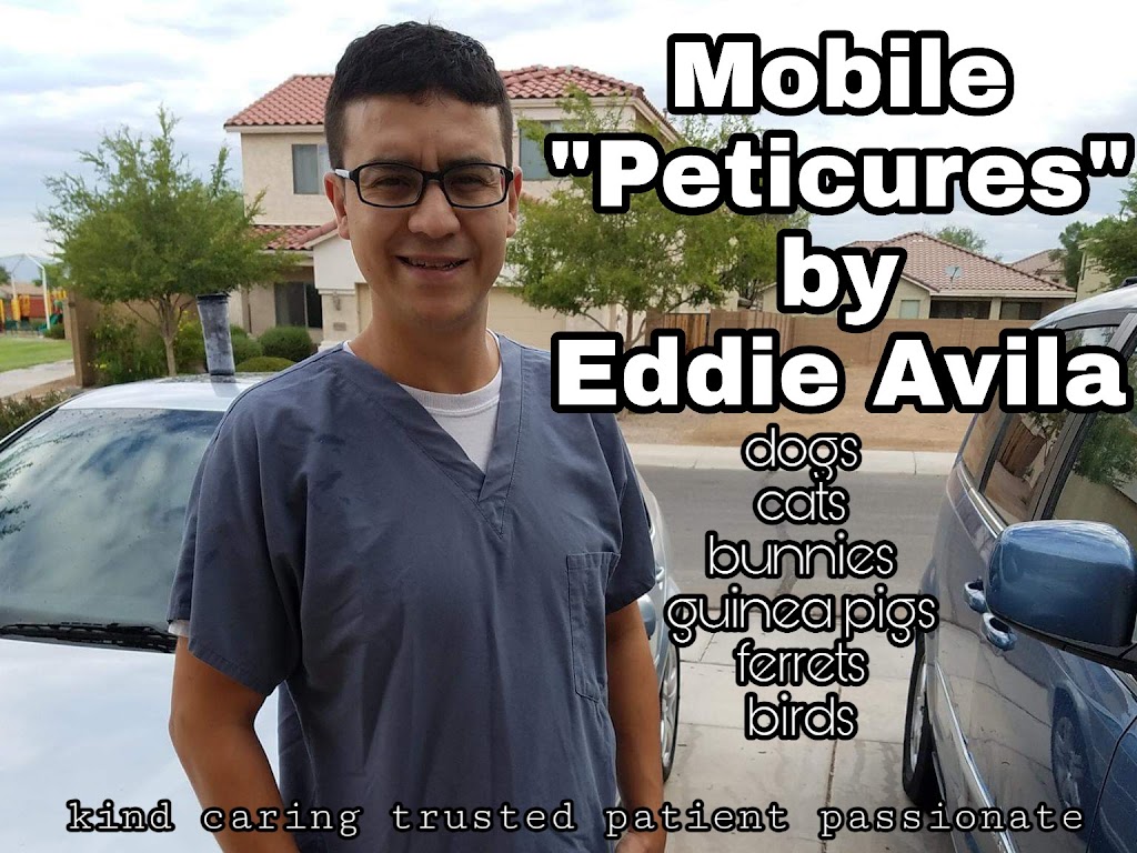 Mobile "Peticures" By Eddie Avila | 17415 N Costa Brava Ave, Maricopa, AZ 85139 | Phone: (520) 510-7546