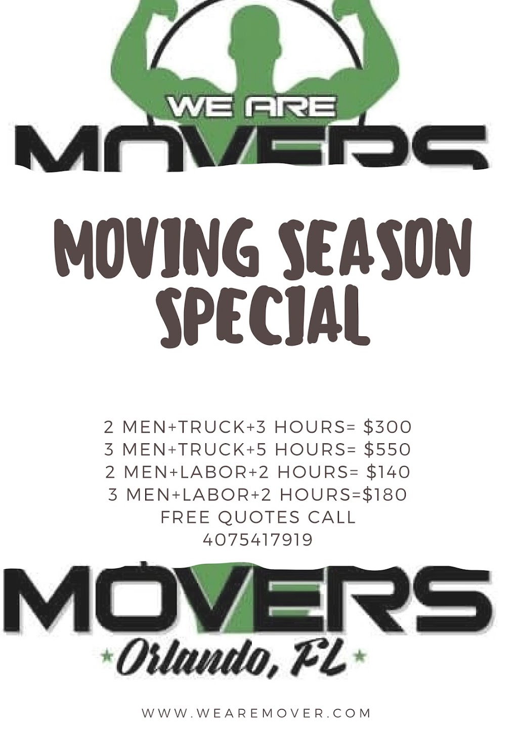 We Are Movers LLC | 905 Charo Pkwy, Davenport, FL 33897, USA | Phone: (407) 541-7919