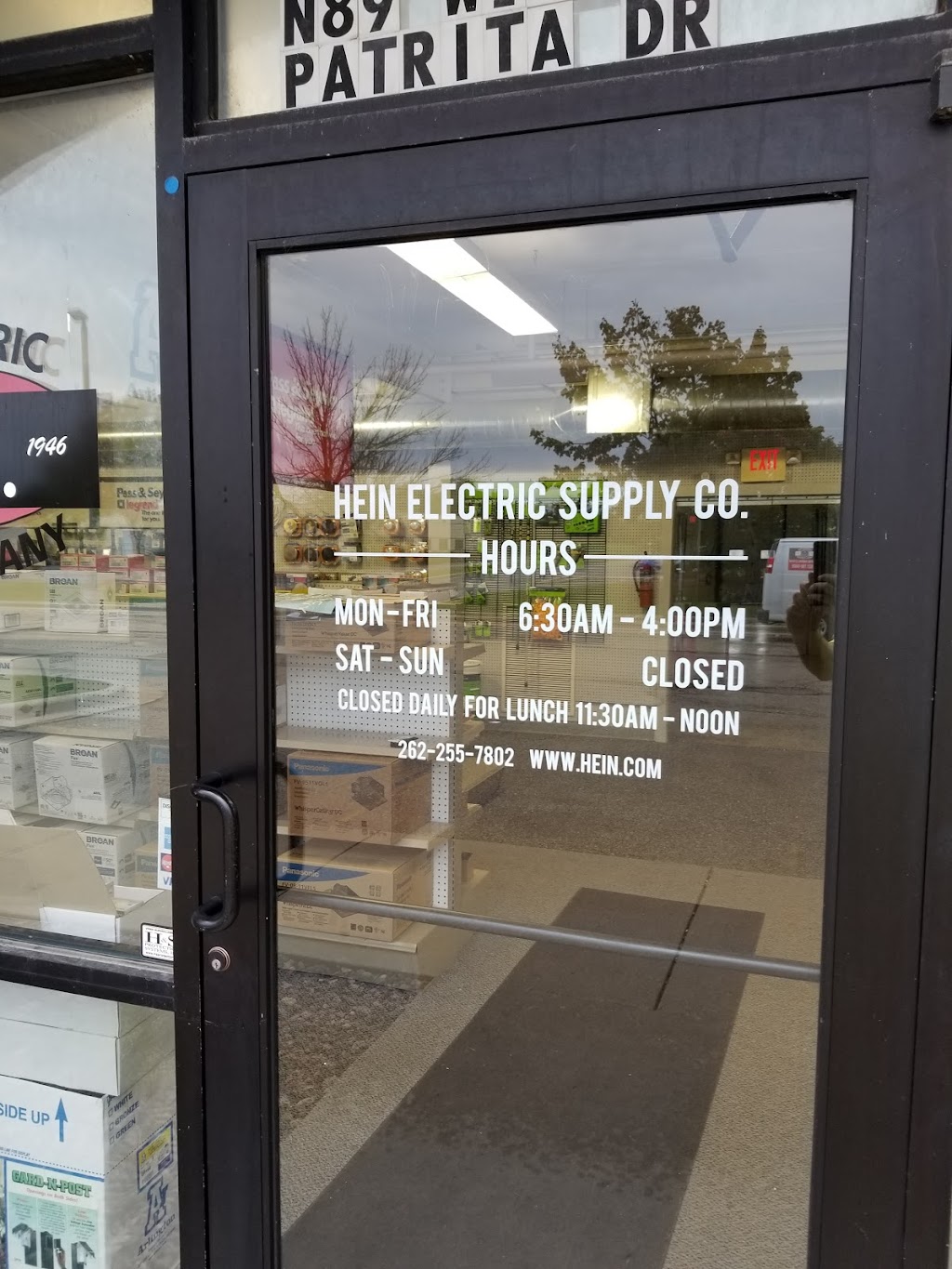 Hein Electric Supply Company | N89W14463 Patrita Dr, Menomonee Falls, WI 53051, USA | Phone: (262) 255-7802