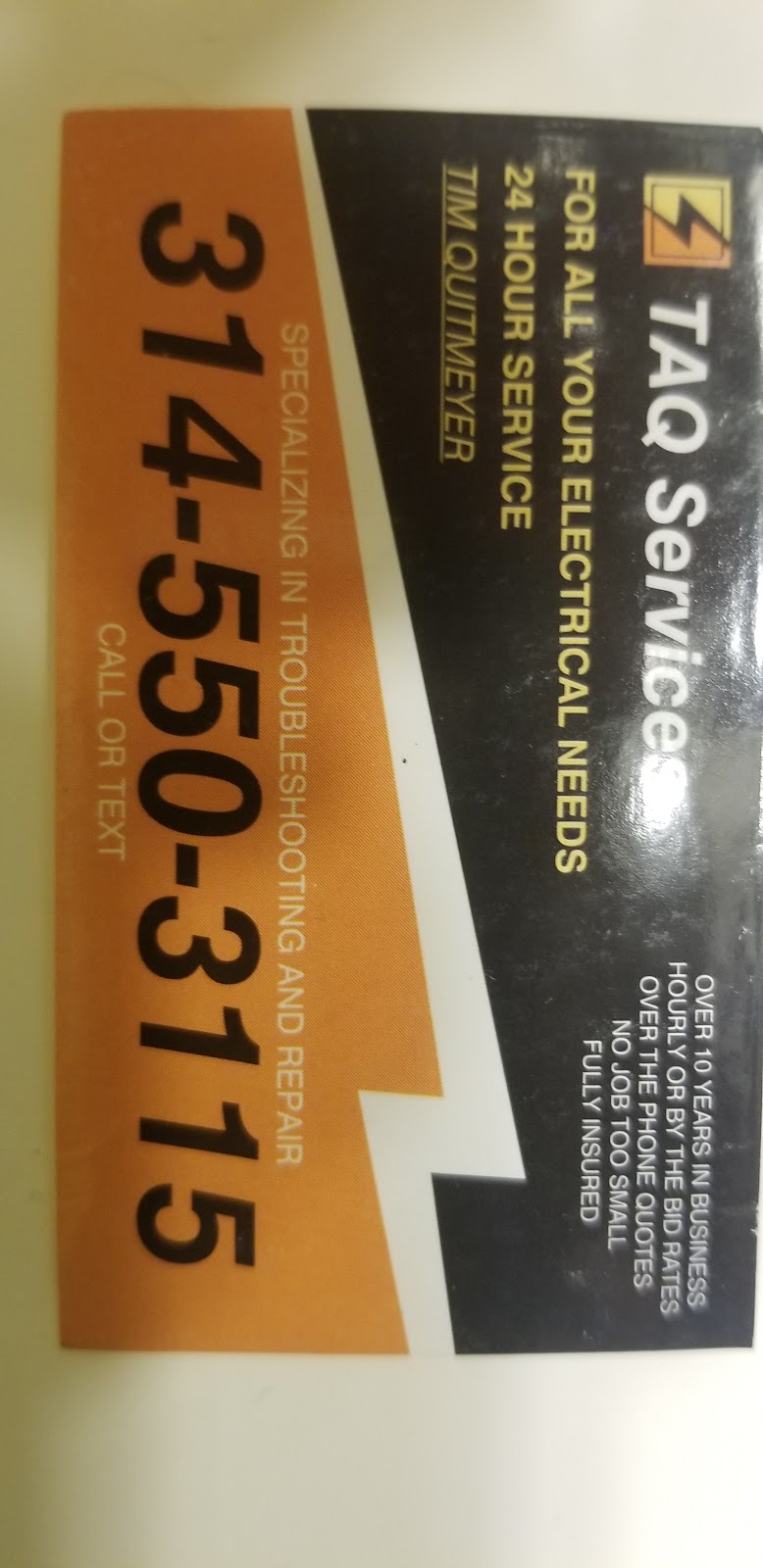 TAQ Electric Service | 792 Lazy Oak Dr, Fenton, MO 63026, USA | Phone: (314) 550-3115