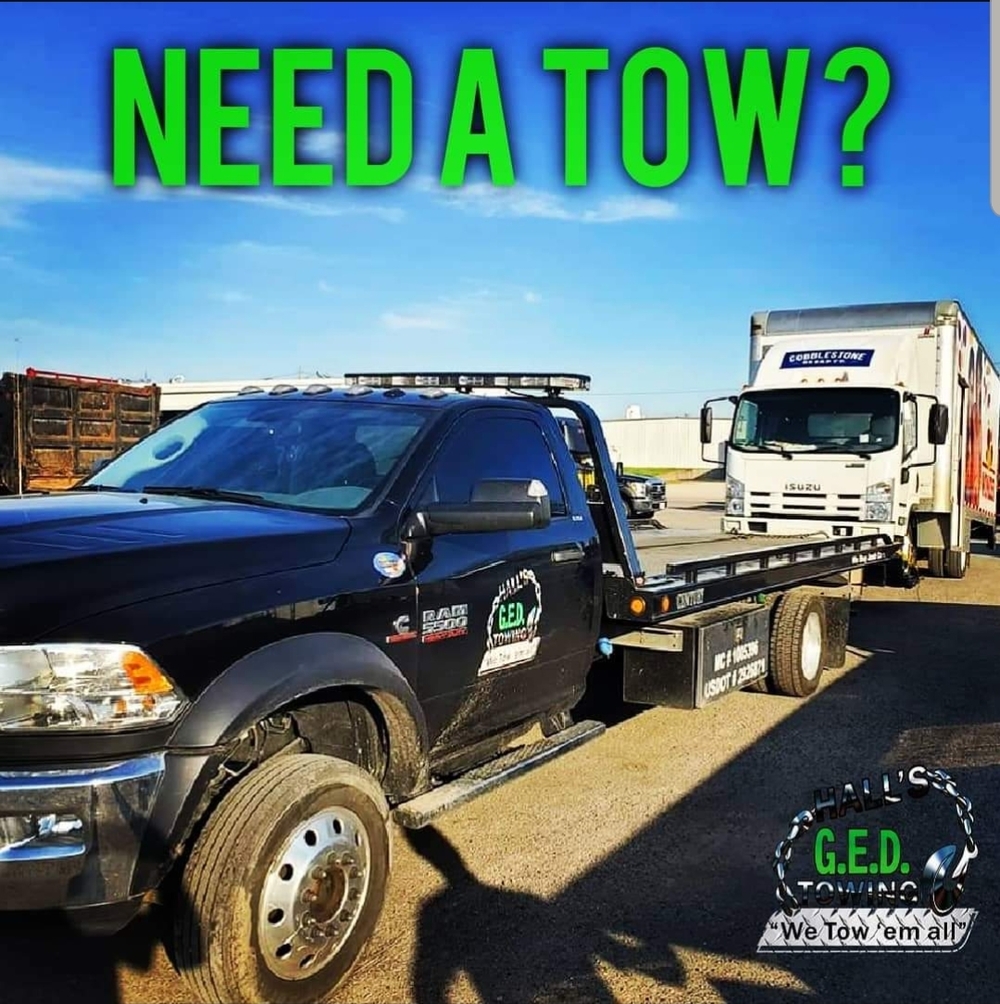 Halls G.E.D. Towing Inc | 140 Iowa Ave Suite 9, Belleville, IL 62220 | Phone: (888) 403-6476