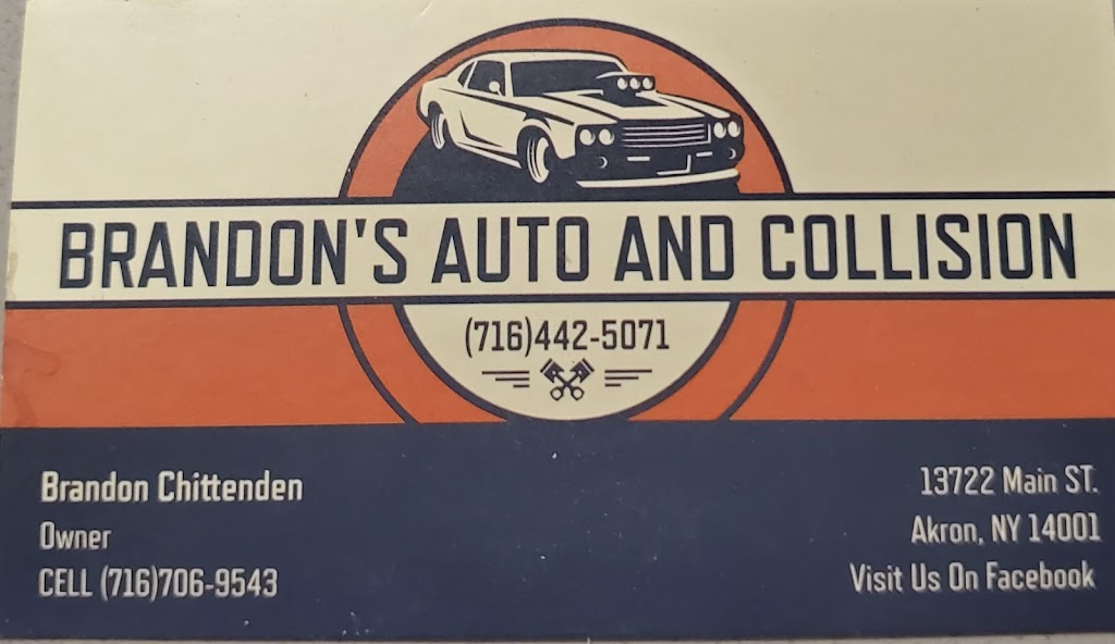 Brandons Auto And Collision | 13722 Main St, Akron, NY 14001, USA | Phone: (716) 442-5071