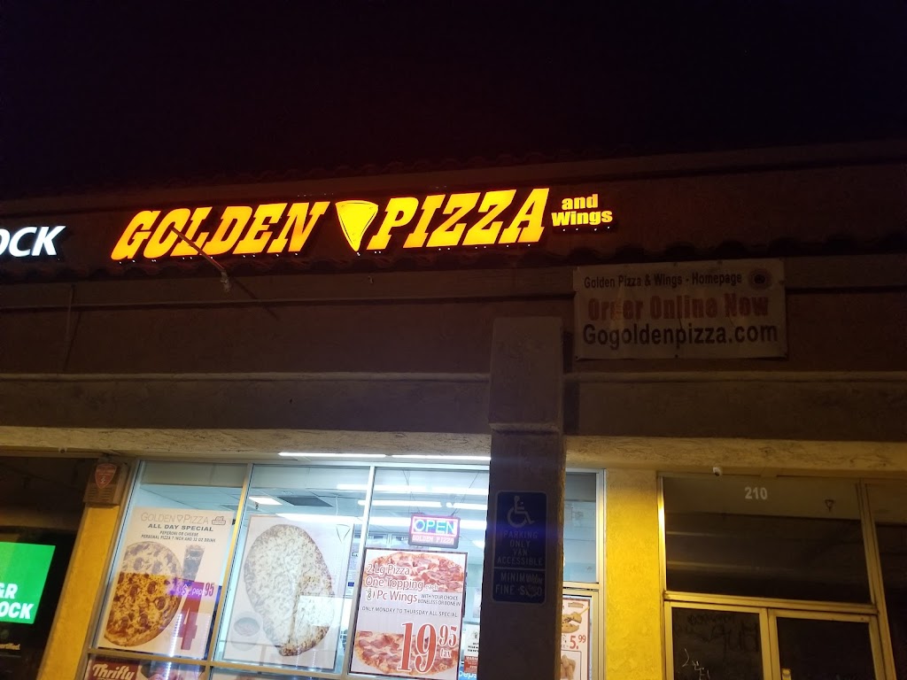 Golden Pizza and Wings | 208 E Baseline Rd, Rialto, CA 92376, USA | Phone: (909) 301-3557