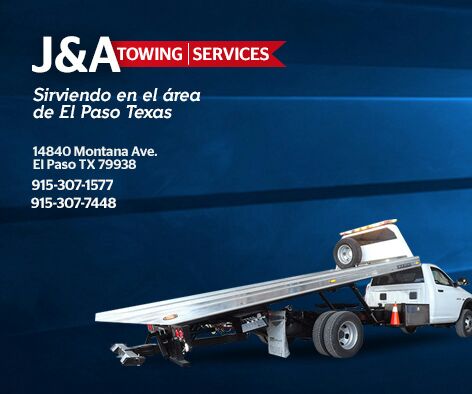 J@A Towing services. | 14840 Montana Ave, El Paso, TX 79938, USA | Phone: (915) 307-1577