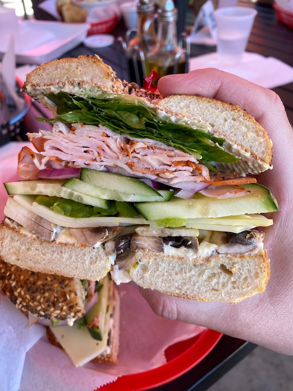 Amangelas Sandwich & Bagel House | 40729 Village Dr, Big Bear Lake, CA 92315, USA | Phone: (909) 878-0015