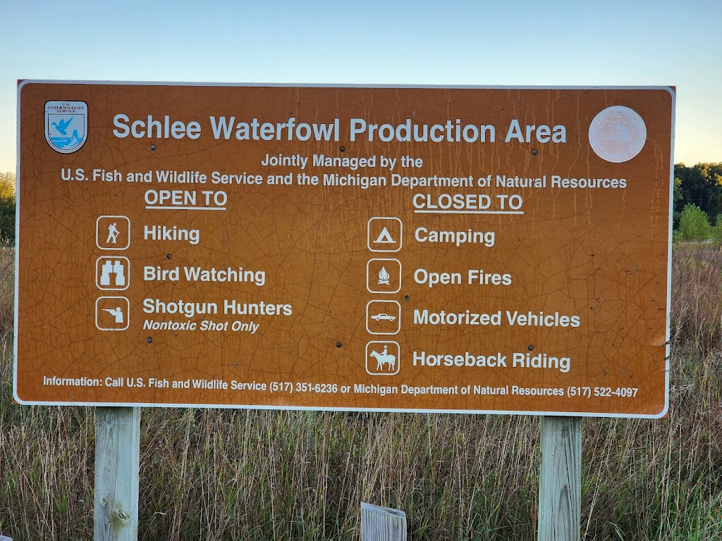 Schlee Waterfowl Production Area | Jackson, MI 49201, USA | Phone: (517) 351-4230