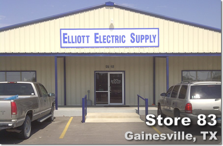 Elliott Electric Supply | 1725 US-82, Gainesville, TX 76240, USA | Phone: (940) 612-1388