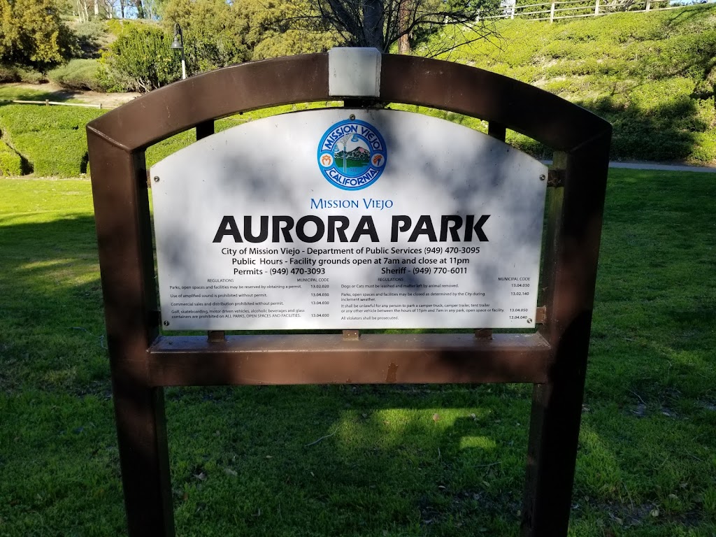 Aurora Park | 23202 Via Guadix, Mission Viejo, CA 92691, USA | Phone: (949) 470-3061