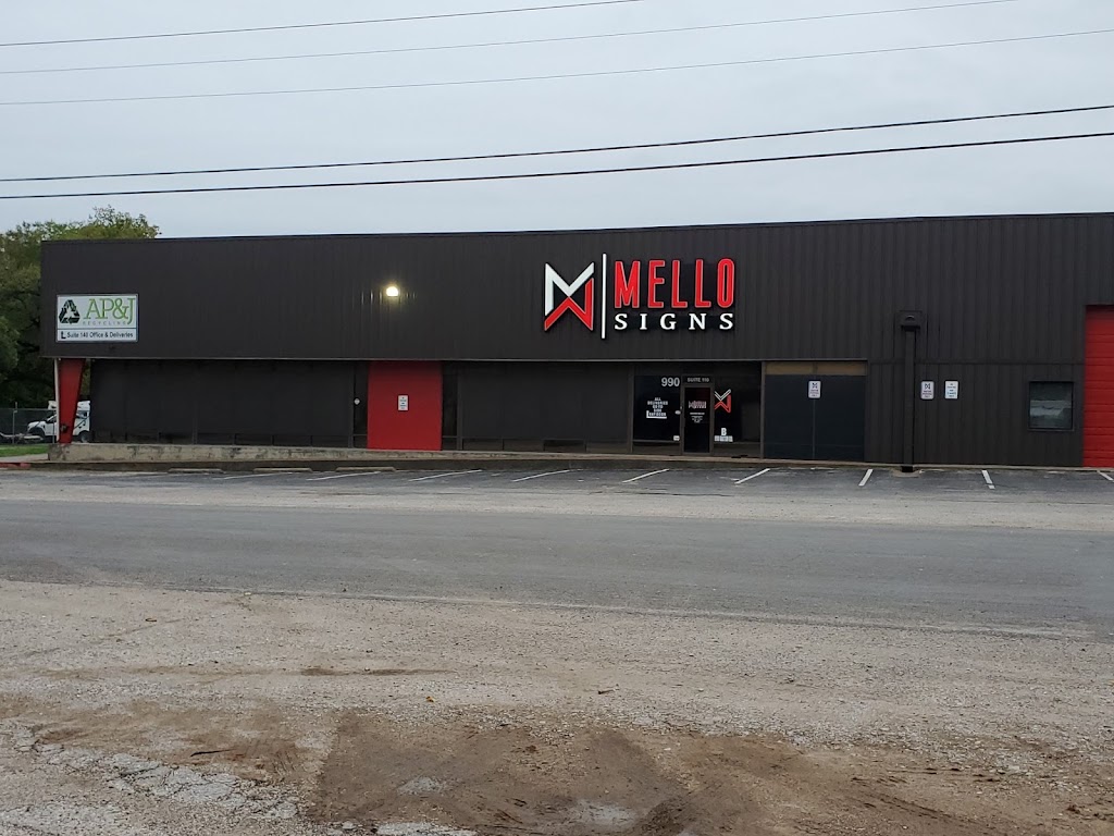 Mello Signs | 990 Haltom Rd, Fort Worth, TX 76117, USA | Phone: (682) 312-5338