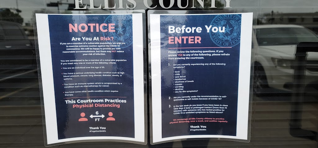 Ellis County Precinct Four Justice-of-the-Peace Court | 301 N 8th St, Midlothian, TX 76065, USA | Phone: (972) 825-5310