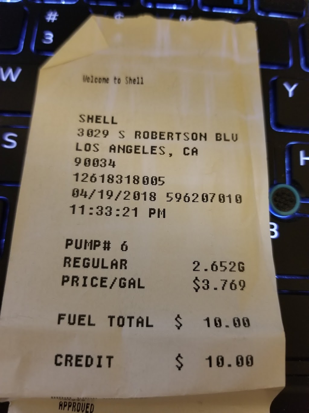 Shell | 3029 S Robertson Blvd, Los Angeles, CA 90034, USA | Phone: (310) 836-1497
