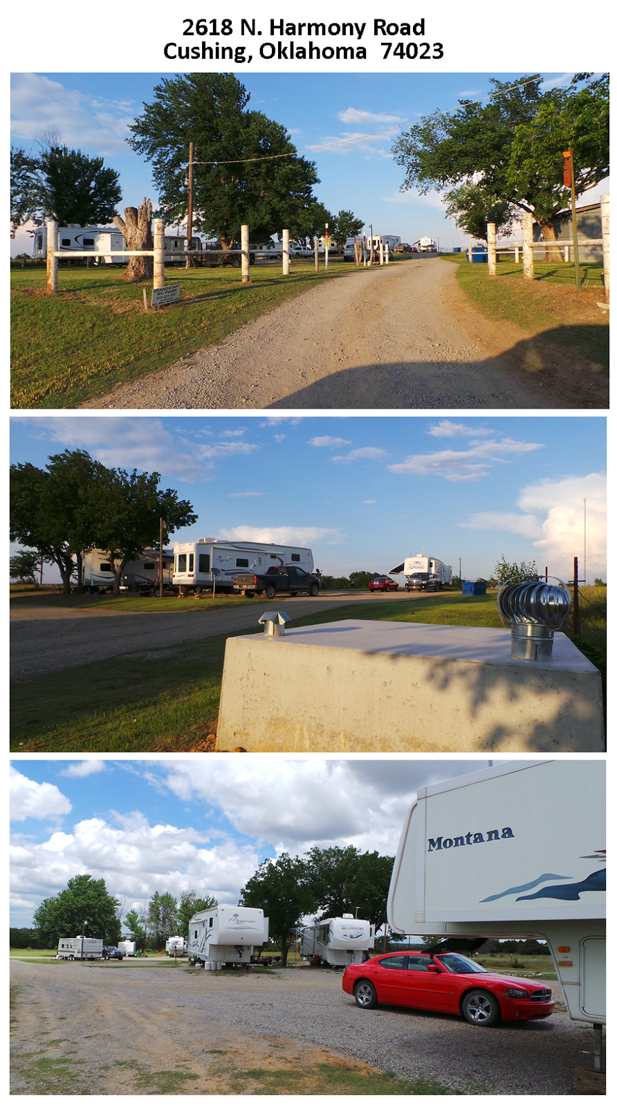 Grandstaff RV Parks | 1107 E Grandstaff Rd, Cushing, OK 74023, USA | Phone: (918) 223-5207