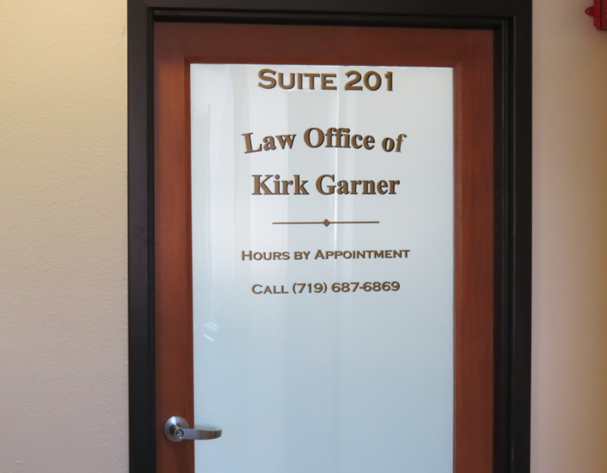 Law Office of Kirk Garner | 720 W Midland Ave #201, Woodland Park, CO 80863, USA | Phone: (719) 687-6869