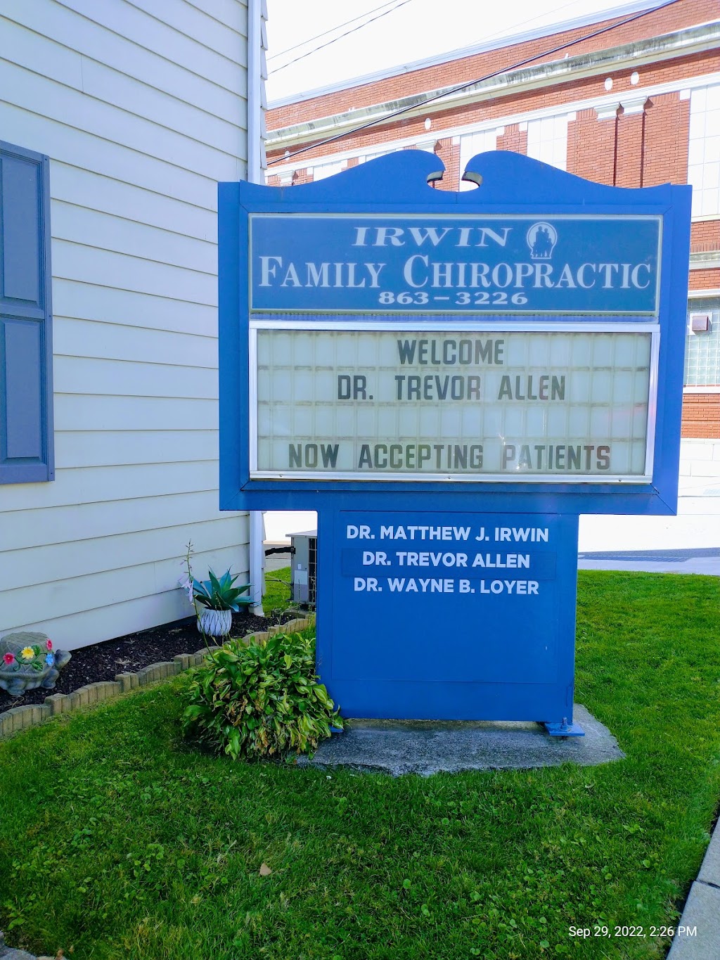 Irwin Family Chiropractic Clinic | 600 Oak St, Irwin, PA 15642, USA | Phone: (724) 863-3226