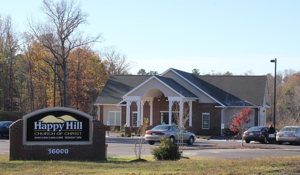 Happy Hill Church of Christ | 16000 Happy Hill Rd, South Chesterfield, VA 23834, USA | Phone: (804) 526-6464