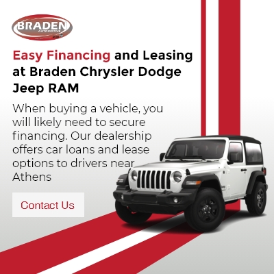 Braden Chrysler Dodge Jeep Ram | 252 Upper River Rd, Gallipolis, OH 45631, United States | Phone: (740) 853-5668