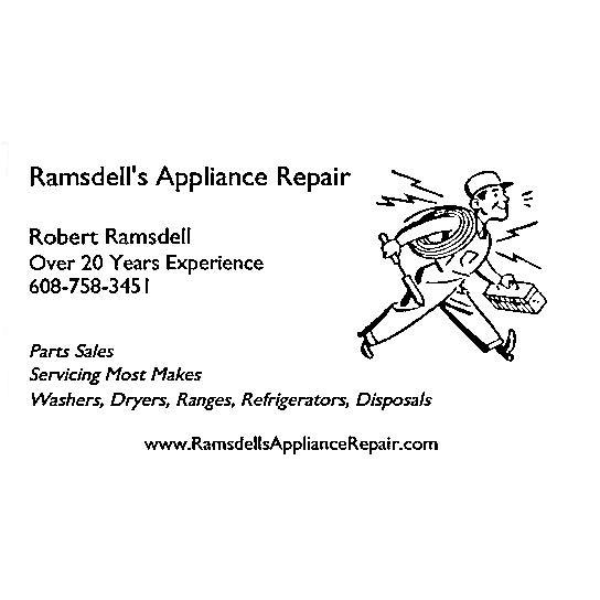 Ramsdells Appliance Repair | 423 Cornelia St, Janesville, WI 53545, USA | Phone: (608) 758-3451