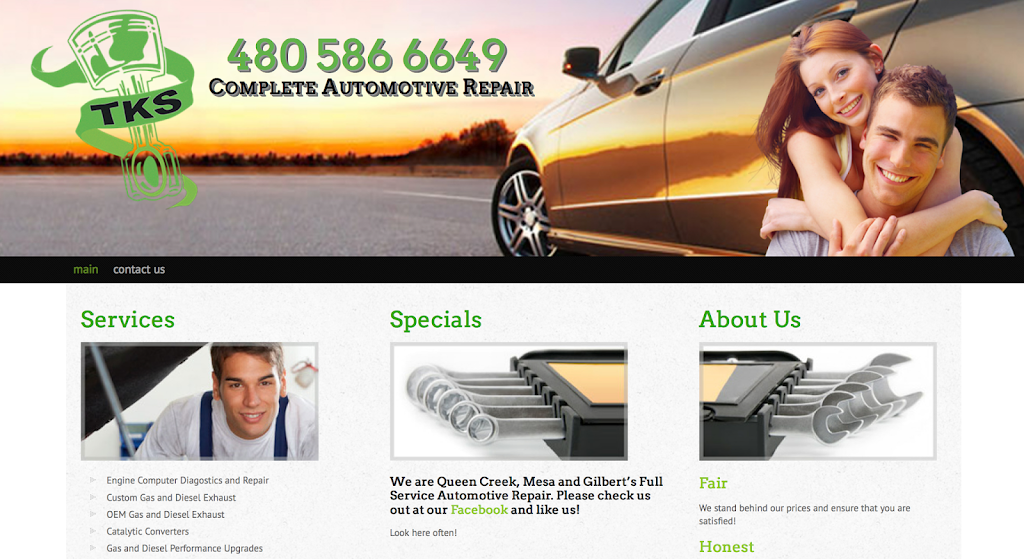 TKS Automotive | 18335 E San Tan Blvd Ste 2, Queen Creek, AZ 85142, USA | Phone: (480) 638-5578