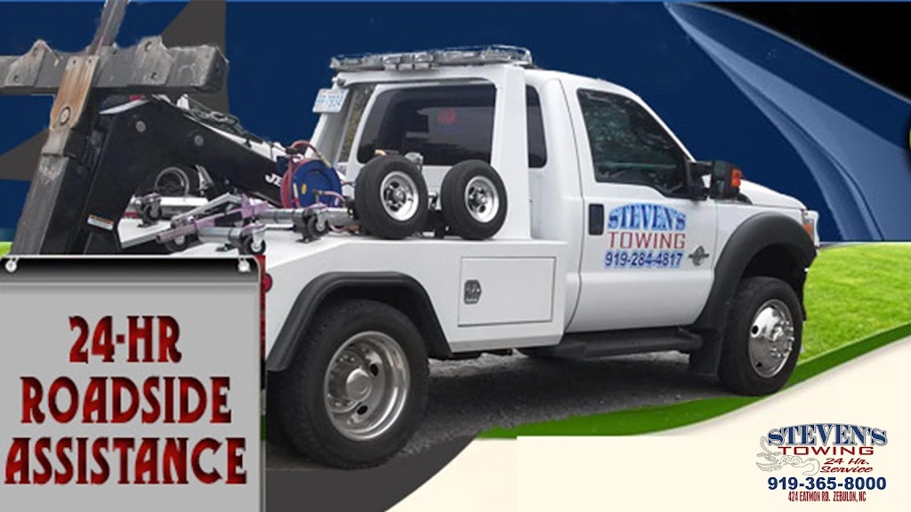 Stevens Towing | 424 Eatmon Rd, Zebulon, NC 27597, USA | Phone: (919) 365-8000