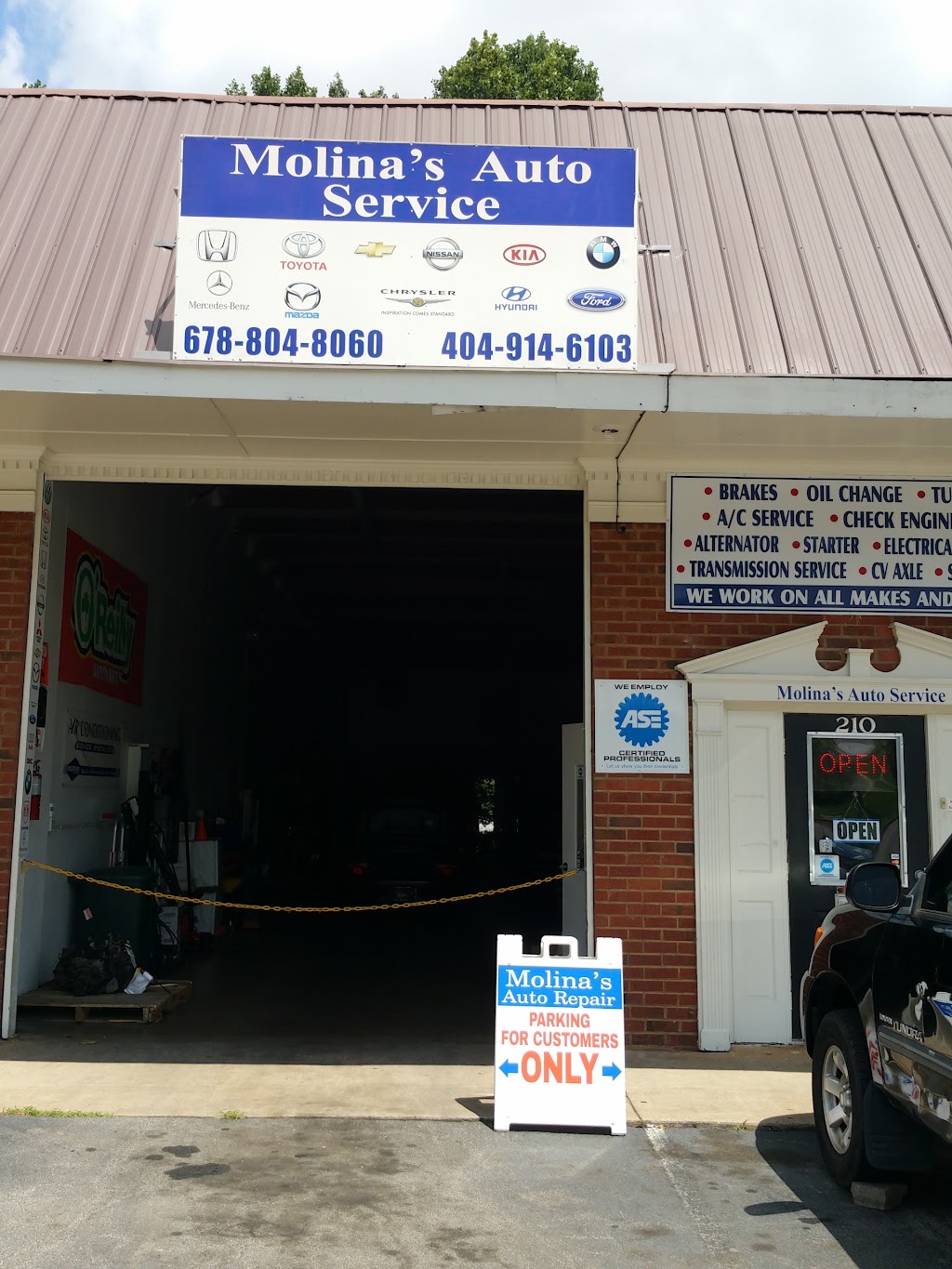 Molinas Auto Service | 50 Old Peachtree Rd NE Ste. 210, Suwanee, GA 30024, USA | Phone: (404) 914-6103