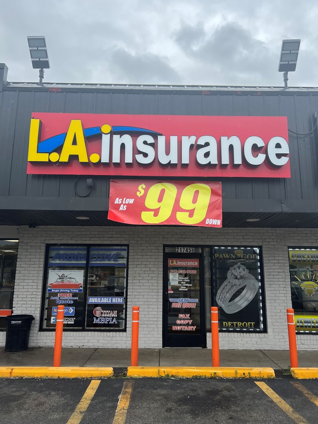 L.A. Insurance | 21745 Eight Mile Rd, Detroit, MI 48219 | Phone: (313) 538-7900