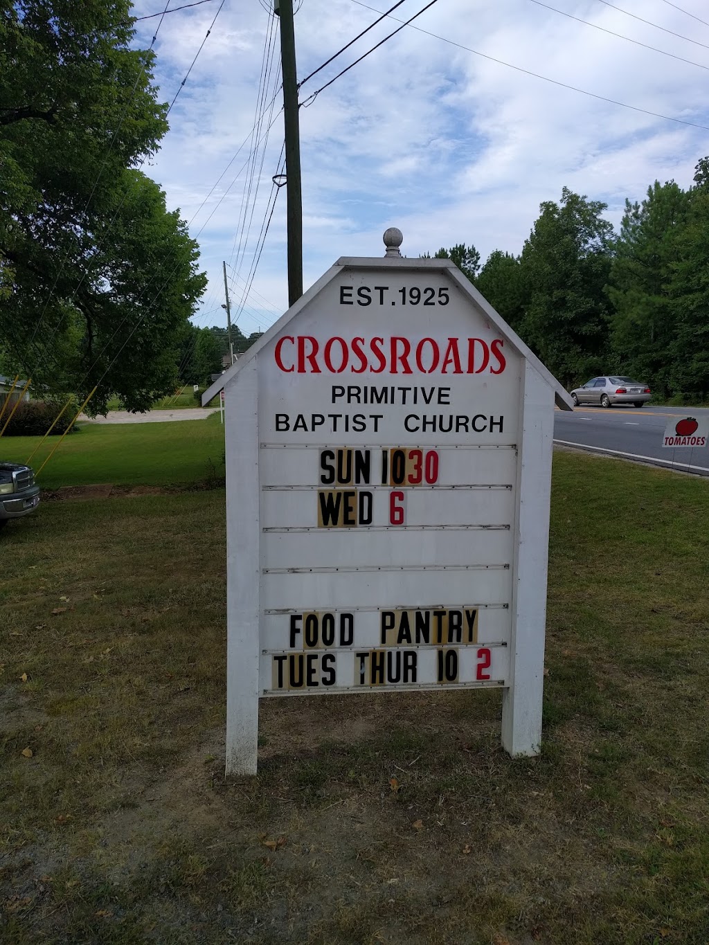 Cross Roads Primitive Baptist Church | 3100 Trickum Rd, Woodstock, GA 30188 | Phone: (706) 229-1927