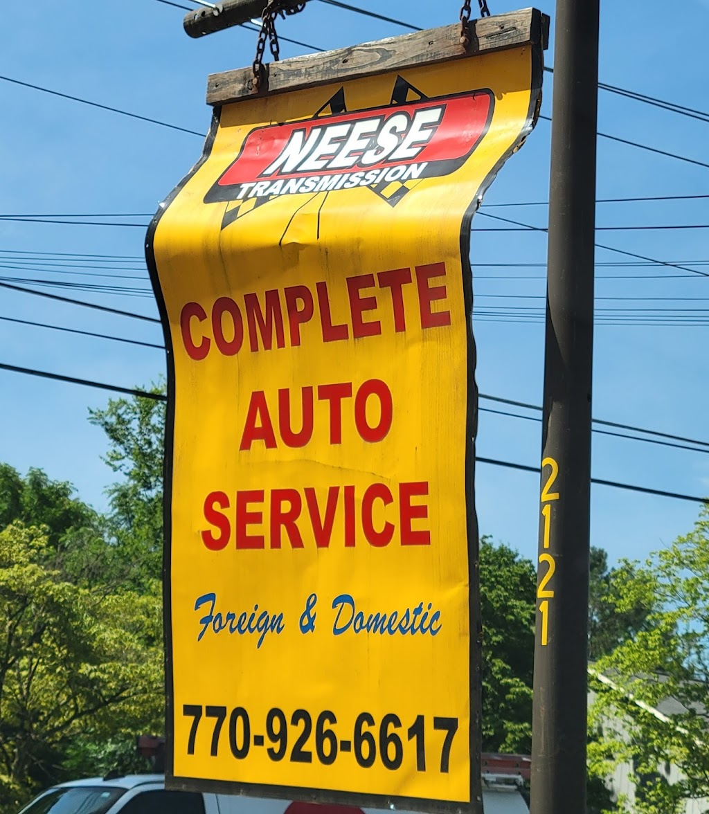 Neese Transmission & Auto Service | 2121 E Cherokee Dr, Woodstock, GA 30188, USA | Phone: (770) 926-6617