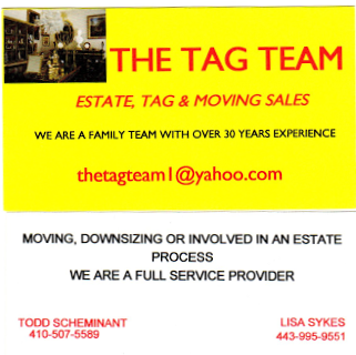 The Tag Team Estate Sale Services | 27 Riverview Ave, Annapolis, MD 21401, USA | Phone: (443) 995-9551