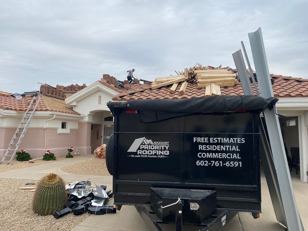 Priority Roofing | 19082 N R H Johnson Blvd Suite D-4, Sun City West, AZ 85375, USA | Phone: (602) 761-6591