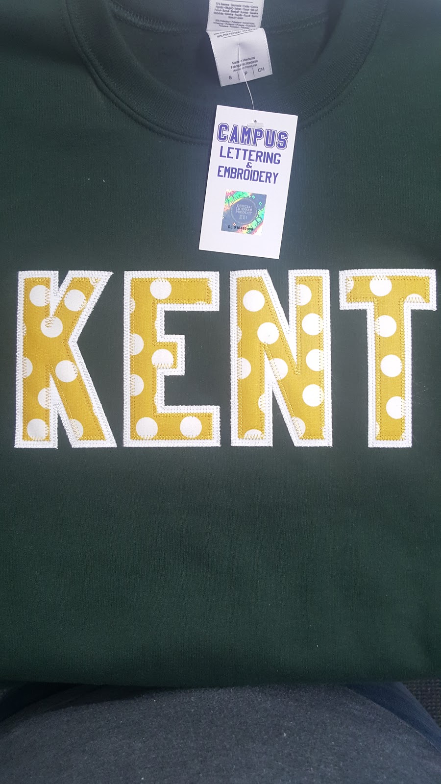 Campus Lettering & Embroidery | 1539 Indianola Ave, Akron, OH 44305, USA | Phone: (330) 554-2082
