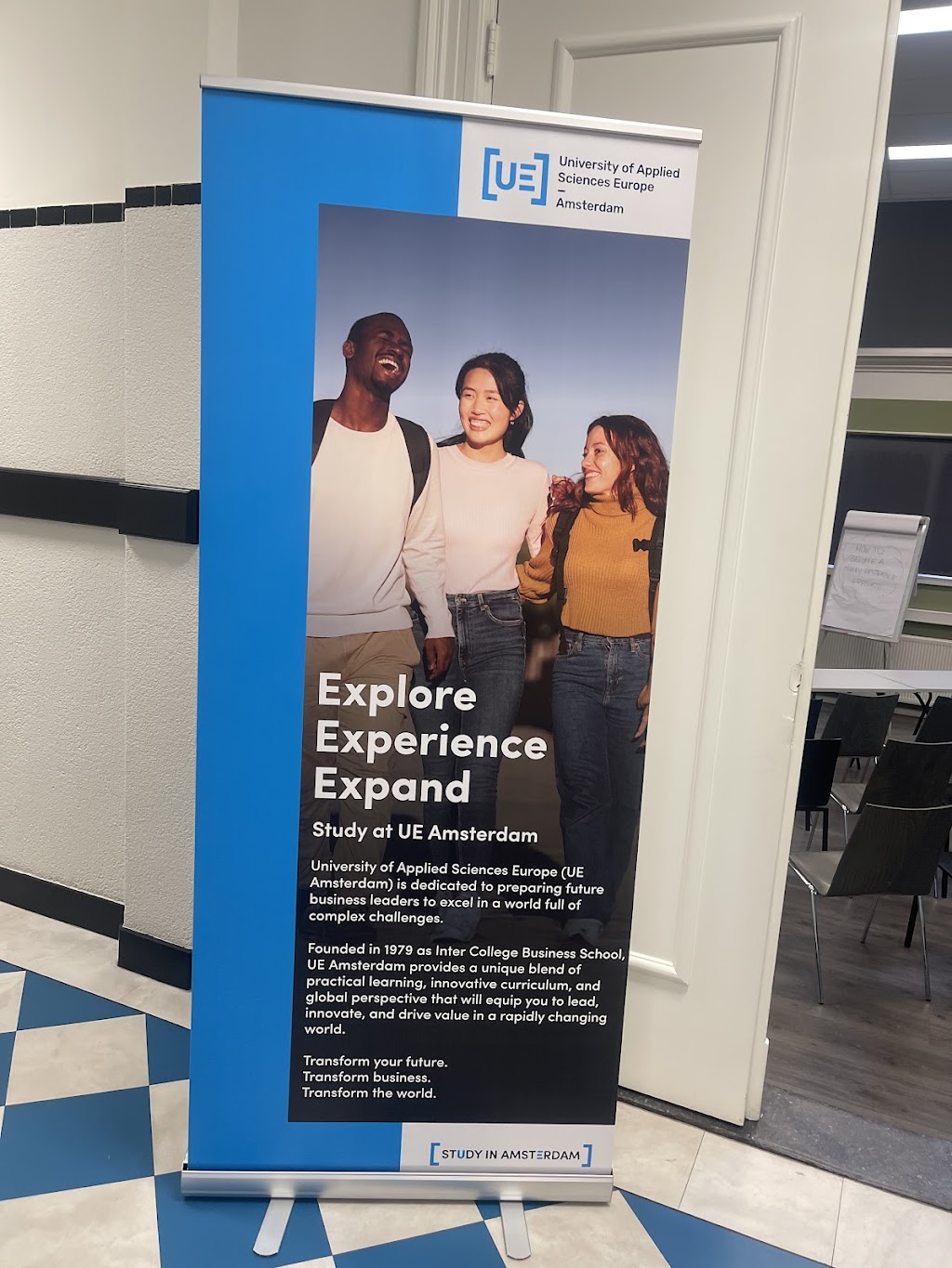 UE Amsterdam (University of Applied Sciences Europe) | Passeerdersgracht 23, 1016 XG Amsterdam, Netherlands | Phone: 020 675 8567