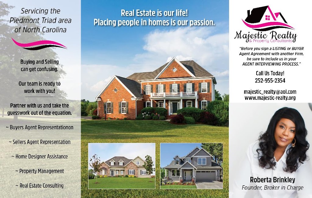 Majestic Realty & Property Consultants | 1840 Eastchester Dr STE 106, High Point, NC 27265, USA | Phone: (704) 681-2704