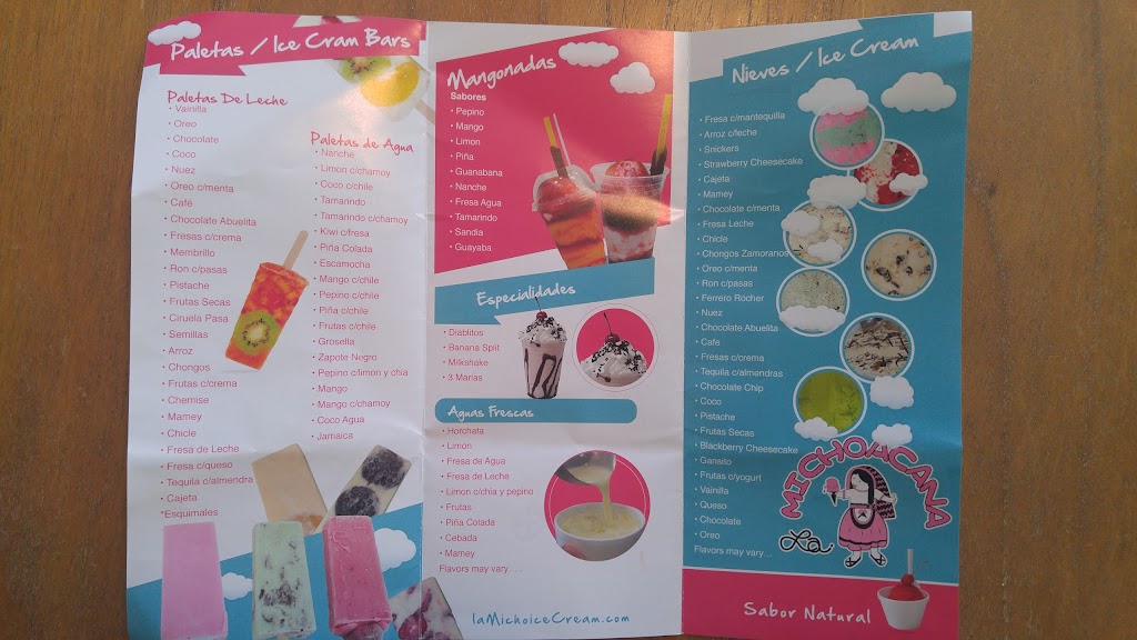 La Michoacana Ice Cream | 1550 W 6th St, Corona, CA 92882, USA | Phone: (951) 520-1015