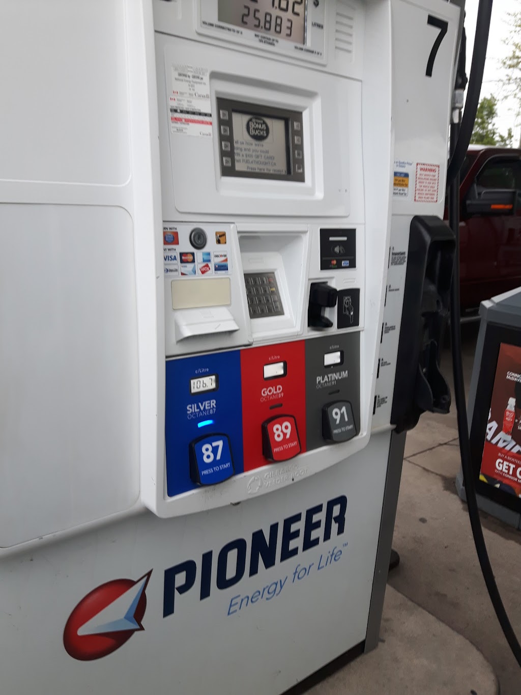 Pioneer - Gas Station | 383 Ontario St, St. Catharines, ON L2R 5L3, Canada | Phone: (905) 684-4955