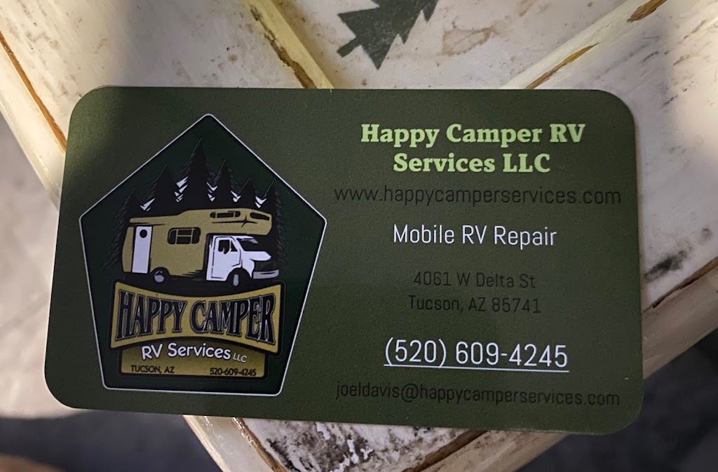 Happy Camper RV Services LLC | Mobile Only Service. This is a residence. Do not come here for RV help, 4061 W Delta St, Tucson, AZ 85741, USA | Phone: (520) 609-4245
