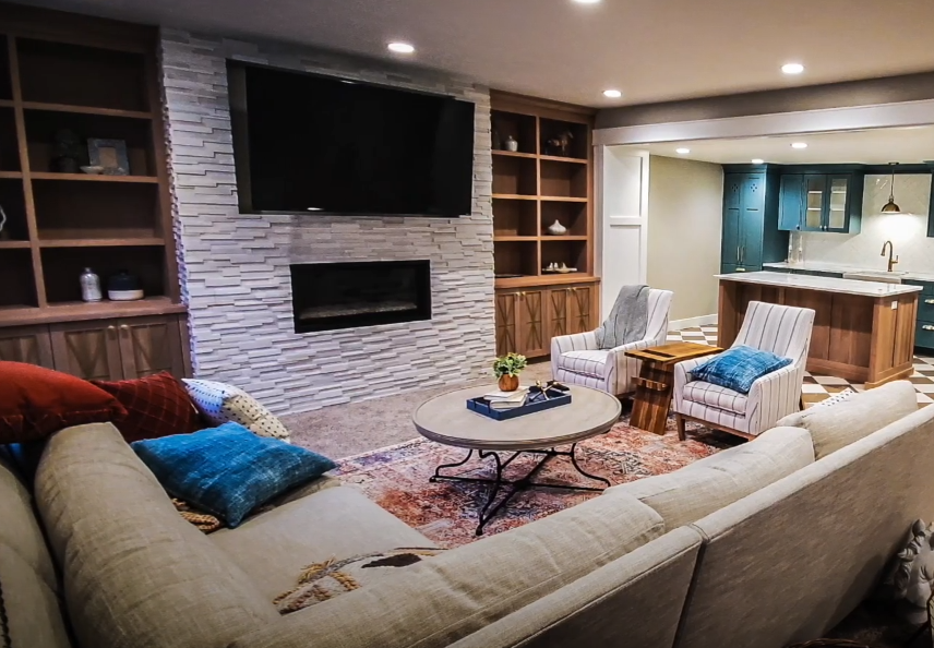 Basement Remodeling DEREX | 22200 W Long Grove Rd, Deer Park, IL 60010, USA | Phone: (224) 856-2051