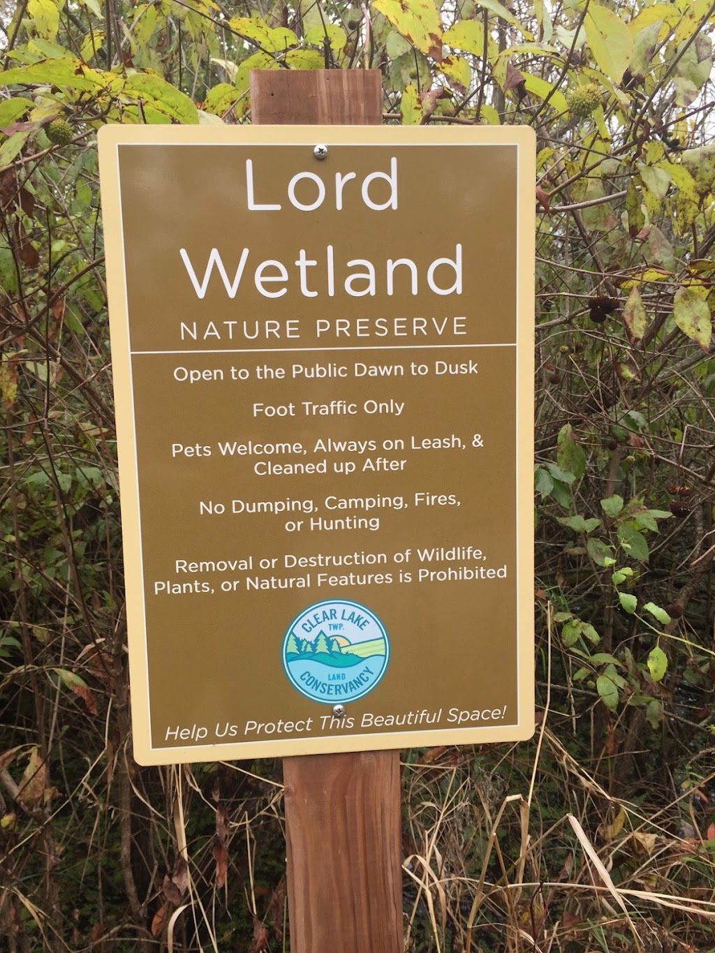 Lord Wetland Nature Preserve | Buck Point Rd, Fremont, IN 46737, USA | Phone: (260) 527-1072