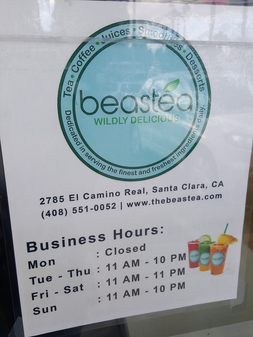 Beastea | 2785 El Camino Real, Santa Clara, CA 95051, USA | Phone: (408) 642-1745