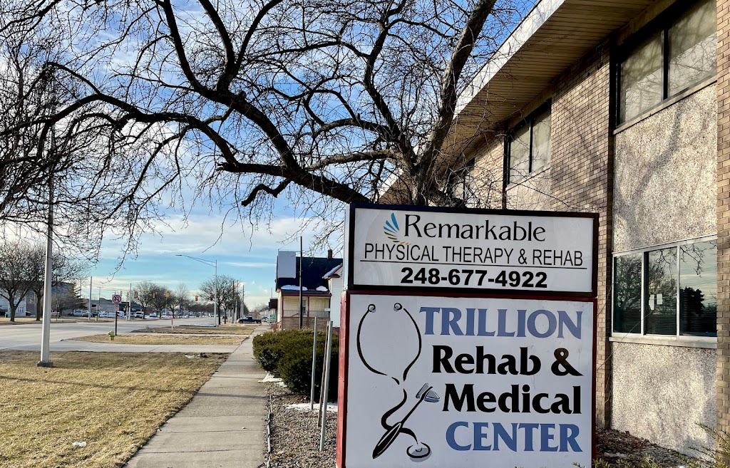 Remarkable Physical Therapy & Rehab | 21675 Coolidge Hwy #1B, Oak Park, MI 48237 | Phone: (248) 677-4922