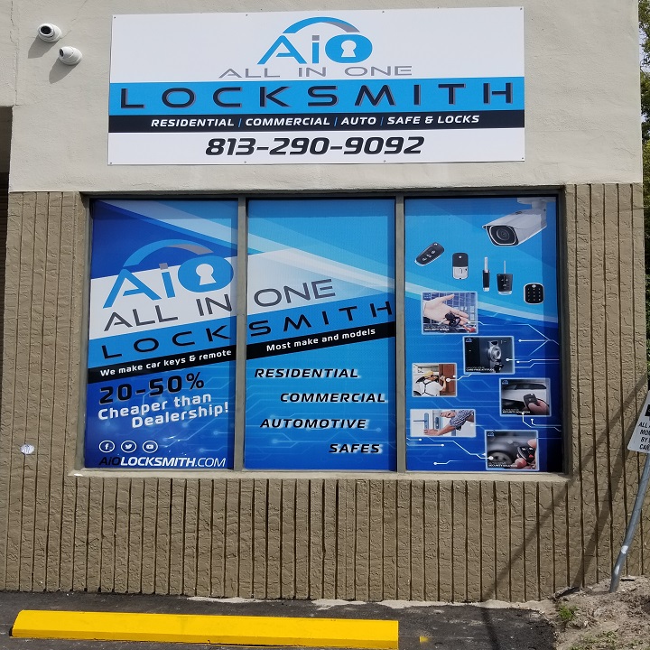 All In One Locksmith | 7031 Benjamin Rd j, Tampa, FL 33634 | Phone: (813) 592-1800