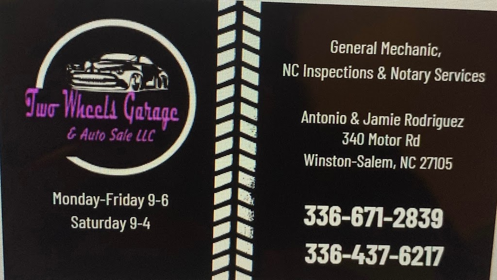 Two Wheels Garage & Auto Sale LLC | 340 Motor Rd, Winston-Salem, NC 27105, USA | Phone: (336) 671-2839