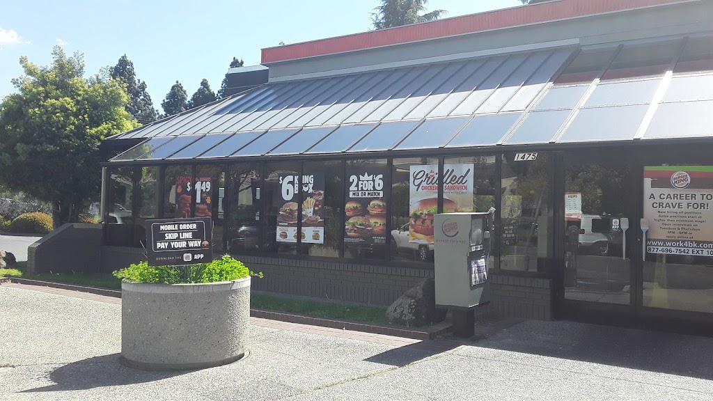 Burger King | 1475 Dempsey Rd, Milpitas, CA 95035, USA | Phone: (408) 263-8221