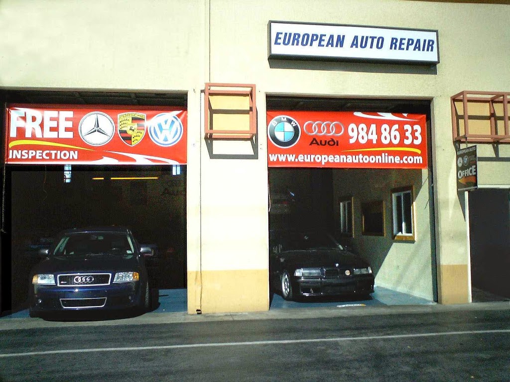 European Auto Repair | 1170 Willow Ave #5, Sunnyvale, CA 94086, USA | Phone: (408) 984-8633