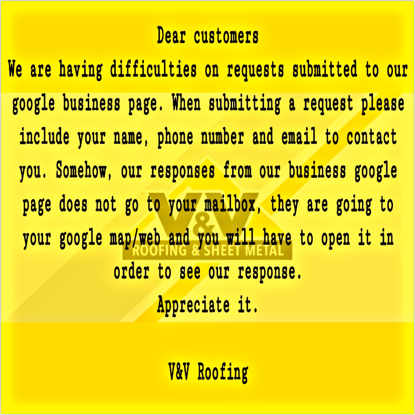 V & V Roofing and Sheet Metal, LLC | 3929 LA-59, Mandeville, LA 70471, USA | Phone: (225) 753-6736