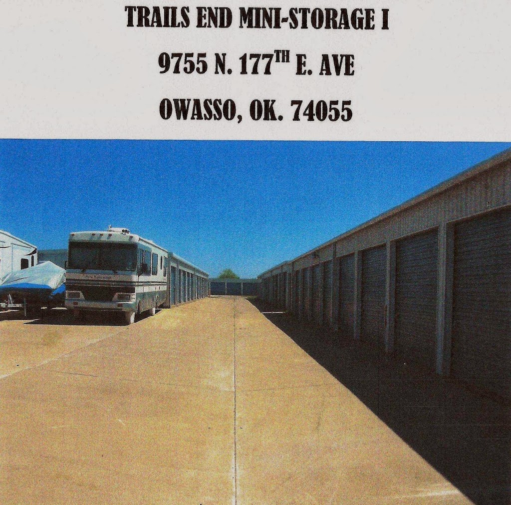 Trails End Mini-Storage I | 9755 N 177th E Ave, Owasso, OK 74055, USA | Phone: (918) 272-2350