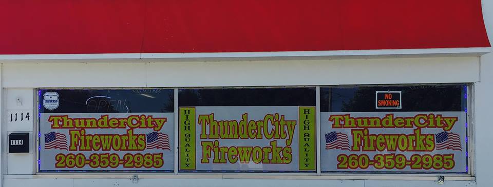 ThunderCity Fireworks | 1114 S Jefferson St, Huntington, IN 46750 | Phone: (260) 530-7370